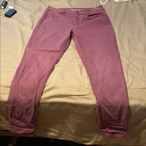 American eagle maroon jeans
